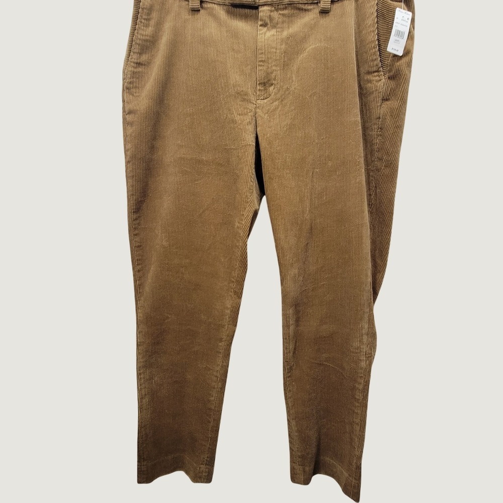 NWT Brooks Brothers Corduroy Pants Mens 42x32 Brown Slim Fit Trousers 42647 Fall